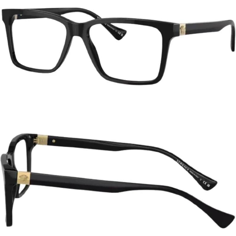 Chrome x Heart Blue Light Glasses Black and Clear Two Pack